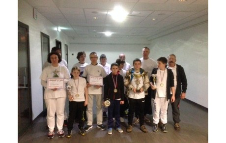 Résultats championnat du Cantal salle